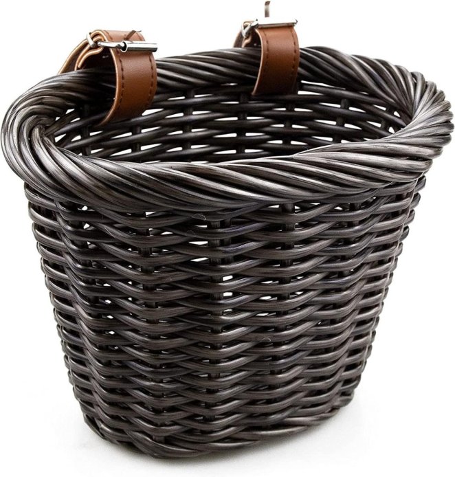 Woven Bike Storage Basket