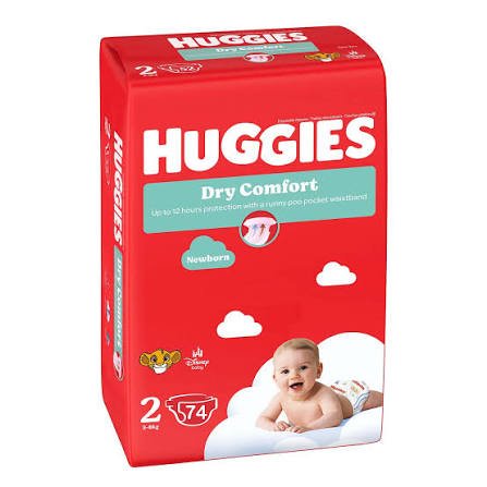 Huggies D/Comfort Diapers Size 3 46'S