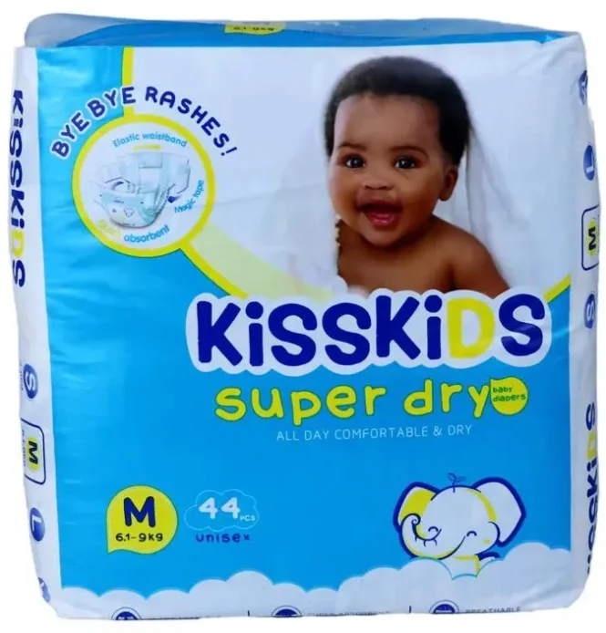 Kisskids Daipers Super Dry Medium Size 3 (4*44)