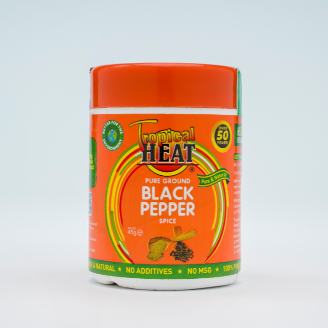 Tropical Heat Black Pepper Ground 50Gm 5pcs