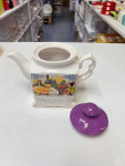 “Cheese & Wine” Series Ceramic Teapot thumbnail 2