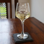 Vintage wine glass thumbnail 2