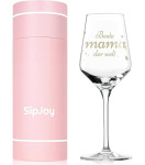 Vintage wine glass