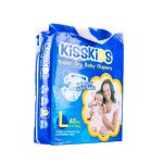 Kisskids Daipers Super Dry Blue Large Size 4 (6*40)