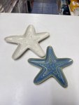 Ceramic starfish-shaped dishes thumbnail 2