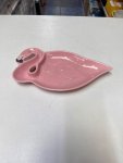 Pink Flamingo Ceramic Serving Dish