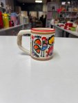 Polish Folk Pattern Ceramic Mug (Łowicki-Inspired Design