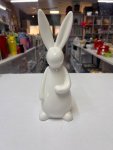 PRETYZOOM ceramic bunny statue