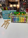 Montessori Wooden Frog Pounding Game