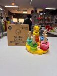 Wooden Lion Stacking Toy