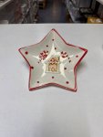 Festive Intratuin Schaal ster met Gingerhuis ceramic star bowl