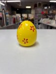 Yellow decorative Easter egg