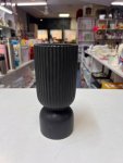 Matte black ceramic Gino vase thumbnail 2