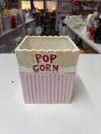 Ceramic Rectangular Container written Pop Corn thumbnail 2