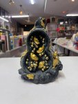 Decorative gourd-shaped (Wu Lou) tabletop ornament and backflow incense burner thumbnail 2