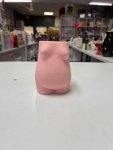 Pink Pregnant Female Torso Ceramic Vase