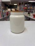 Minimalist White Ceramic Storage Jar thumbnail