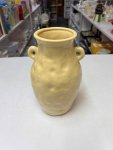 Glossy Yellow Textured Ceramic Vase thumbnail 2