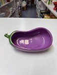 Purple Eggplant Ceramic  Bowl thumbnail 2