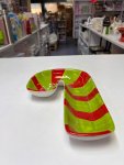 Candy Cane Ceramic Serving Dish thumbnail 2