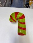 Candy Cane Ceramic Serving Dish thumbnail