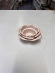 Ceramic Flower-Shaped Tealight Candle Holder thumbnail 2