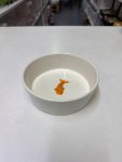 White Ceramic Goldfish Pet Bowl
