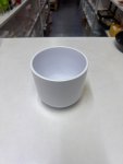Minimalist White Glossy Ceramic Planter thumbnail 2