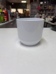 Minimalist White Glossy Ceramic Planter