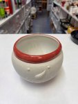 Cream Snowman Ceramic Planter thumbnail 2