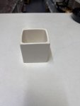 Minimalist White Square Ceramic Planter thumbnail 2