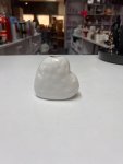 Glossy White Asymmetrical Heart Bud Vase thumbnail 2