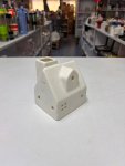 Minimalist White Ceramic House Tealight & Incense Holder