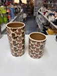 Multi-Toned Squirrel Pattern Ceramic Canister |Pair thumbnail 2