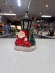 Christmas LED Santa Lamp Post Figurine thumbnail 2