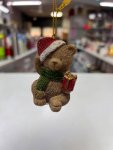 Teddy Bear Christmas Hanging Ornament